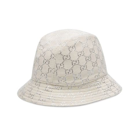 mens white gucci bucket hat|gucci fedora bucket hat.